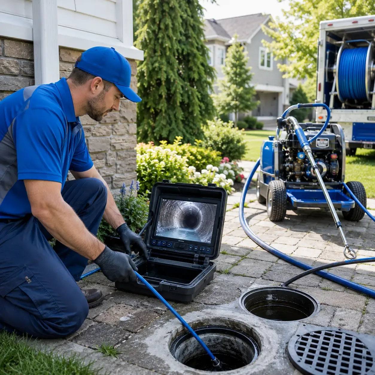 Outdoor drain cleaning professionals serving North Oxford, MA